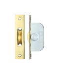 Brass Ball Bearing Pulleys with Square Forend | Polished Brass