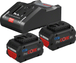 Bosch | 2 x ProCORE 18V 8.0Ah + GAL 18V-160 C + GCY 42 | Battery And Charger Starter Set