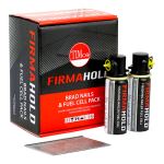 FirmaHold Collated Brad Nails & Fuel Cells | 16 Gauge | Angled | Stainless Steel | 16 x 50/2BFC