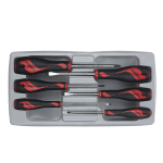 TengTools Screwdriver Set 6 Pieces Flat, PZ