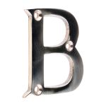 Door Letter B - Polished Brass