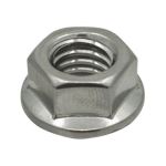 Metric Serrated Flange Nut A2