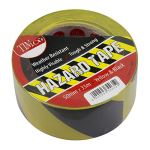 Hazard Tape - Yellow & Black | 33Mtr x 50mm
