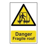 Danger Fragile roof 200x300mm
