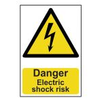 Danger Electric shock  risk - 200 x 300mm