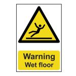 Warning Wet  floor - 200 x 300mm