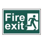 Fire exit man running right 300x200mm