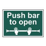 Push bar to open 300x200mm
