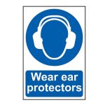 Wear ear protectors 200x300mm
