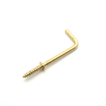 Square Cup Hook | Electro Brass