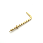 Square Cup Hook Electro Brass