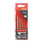 Timco | Brad Point Wood Bit Set 5 Pcs