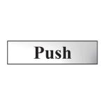 'Push' Sign Self-Adhesive