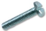 Slotted Pan Machine Screw | Zinc Plated | DIN85