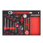 TengTools Torque and Hex Key Set 17 Pieces