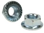 Metric Serrated Flange Nut BZP