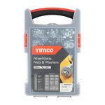 Timco | Mixed Bolts, Nuts and Washers Grab Pack | Zinc Plated