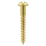 Brass Woodscrews | Slotted | Round Head