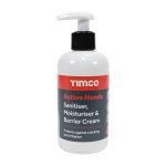 Timco Active Hands Sanitiser, Moisturiser & Barrier Cream 250ML