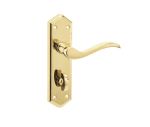 Paris Suite Bathroom Handle | 170MM x 47MM | Polished Brass