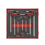 TengTools Hex Key set T Handle 7 Pieces EVA