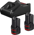 Bosch | 2 x GBA 12V 2.0Ah + GAL 12V-40 | Battery And Charger Starter Set