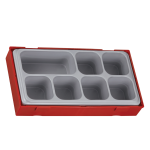 TengTools 8 Compartment Double Storage Tray