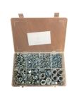 732 PC Assorted Nut Tray Zinc Plated