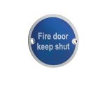 Stainless Steel Fire Door Keep Shut