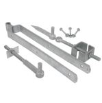 Fieldgate Hinge Set Adjustable Galv 24"