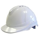White Deluxe Safety Helmet | SCAPPESHDELW | Scan