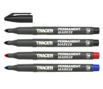 Tracer 4 Piece pack of Permanent Markers
