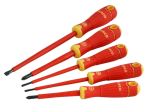 Bahco 5 Piece Insulated Screwdriver Set | Slot & Pozi | BAHB220015