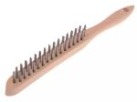 Faithfull Heavy-Duty Scratch Brush | 2 Row | FAI6802