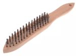 Faithfull Heavy-Duty Scratch Brush | 4 Row | FAI6804