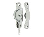 Narrow Fitch Fastener | 65MM | Polished Chrome