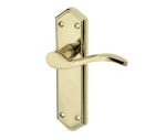 Paris Suite Latch Door Handle | 170MM x 47MM | Polished Brass