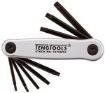 TengTools TX Key Set Folding 8 Pieces Alu Case