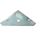 Flat Corner Plate 83mm x 83mm