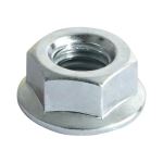 Metric Serrated Flange Nut BZP