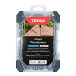 Timco Mixed Tray Woodscrews A2 Stainless Steel 340 Pieces