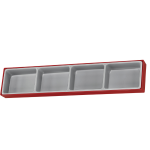 TengTools 4 Compartment TTX Empty Storage Tray