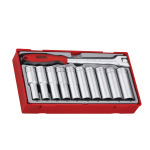 TengTools Socket Set 1/2 inch Drive 11 Pieces