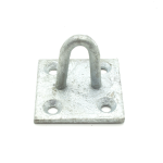 2" Staple On Square Plate | Galvanised