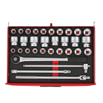 TengTools Socket Set 3/4 inch Drive 32 Pieces