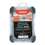 Timco | Mixed Tray - Screws, Plug & Drill Bit - A2 Stainless Steel | 91 Pieces