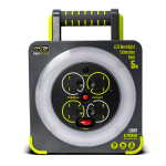 Masterplug Pro-XT | LED Work light | 240V | 4 Sockets | 5 Metres | WLU0513SLPX