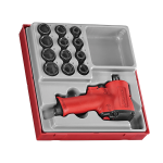 TengTools 1/2" Air Impact Wrench Set 13 Piece