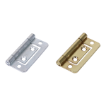 Flush Hinge | Electro Brass / Zinc Plated