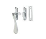 Victorian Casement Fastener 90mm | Polished Chrome